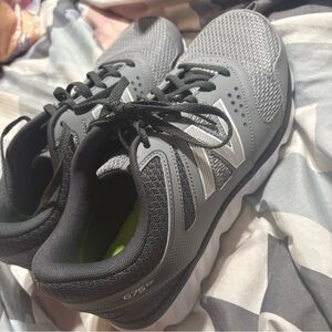 New Balance Gray and Black Athletic Shoes